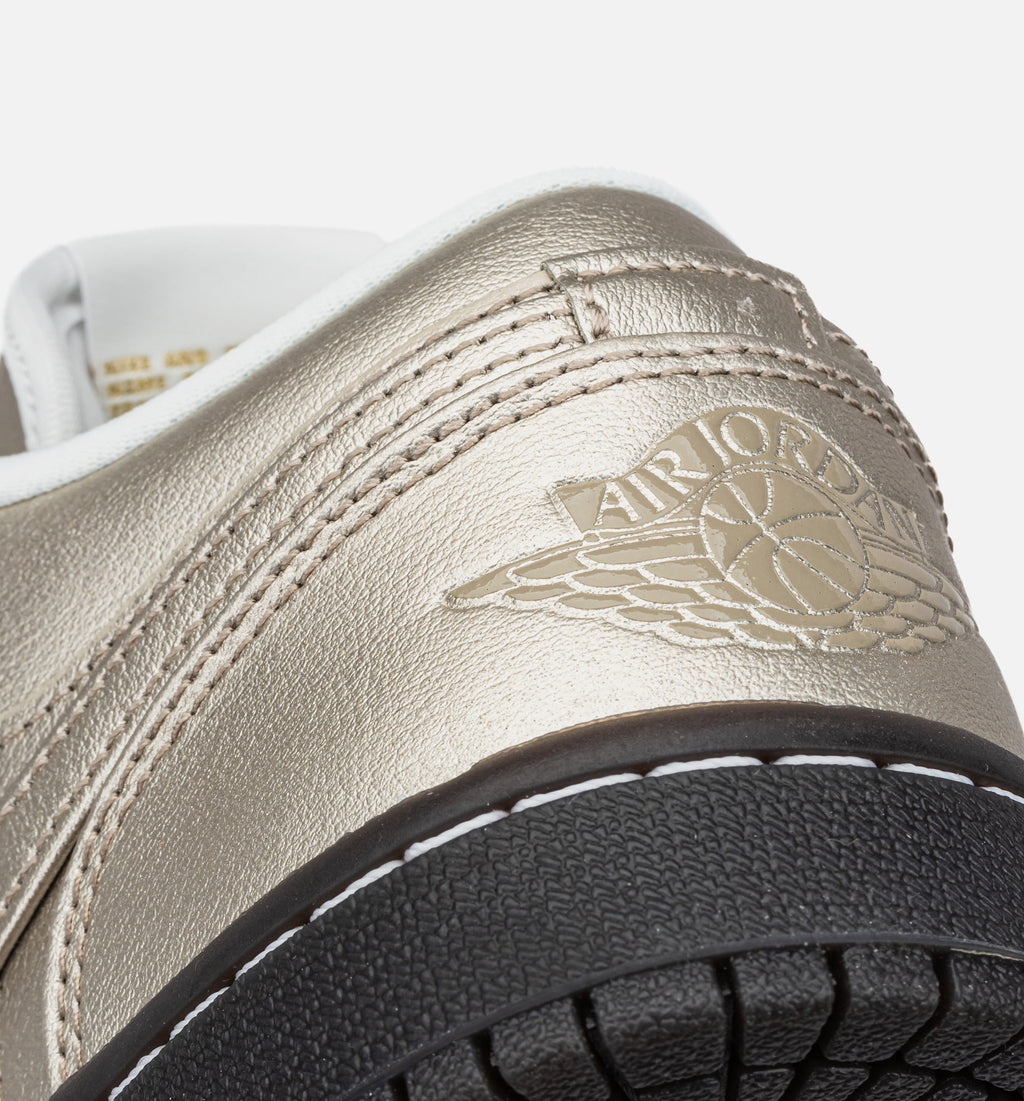 Air Jordan 1 Low SE Metallic Zinc Women's Lifestyle Shoe - Metallic Zinc/Summit White/Velvet Brown
