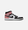 Air Jordan 1 Mid Men's Lifestyle Shoe - White/Rust Pink/Black