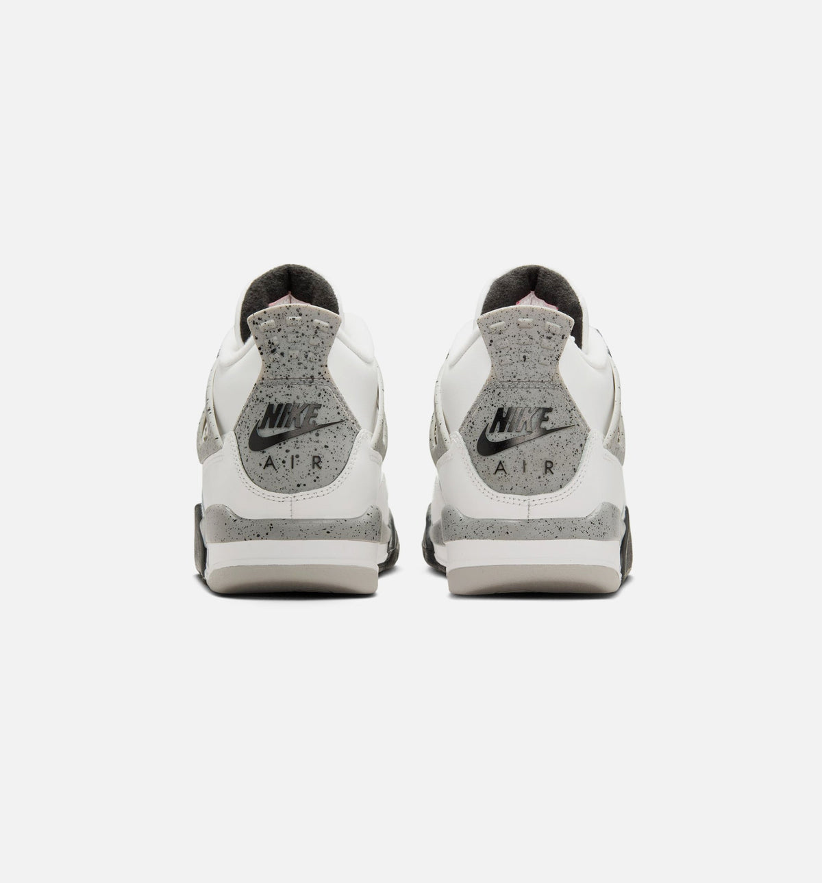 Air Jordan 4 Retro White Cement Grade School Lifestyle Shoe - Summit White/Fire Red/Cement Grey/Black