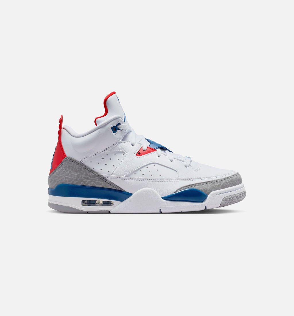 Son of Mars Low Men's Lifestyle Shoe - White/Varsity Red/Light Smoke Grey/True Blue