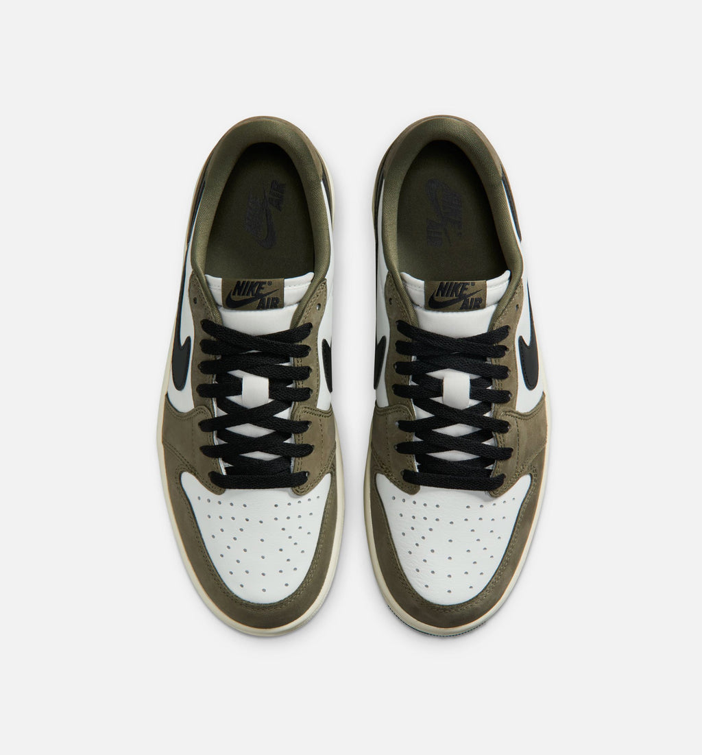 Air Jordan 1 Low OG Medium Olive And Summit White Men's Lifestyle Shoe - Medium Olive/Black/Summit White/Sail
