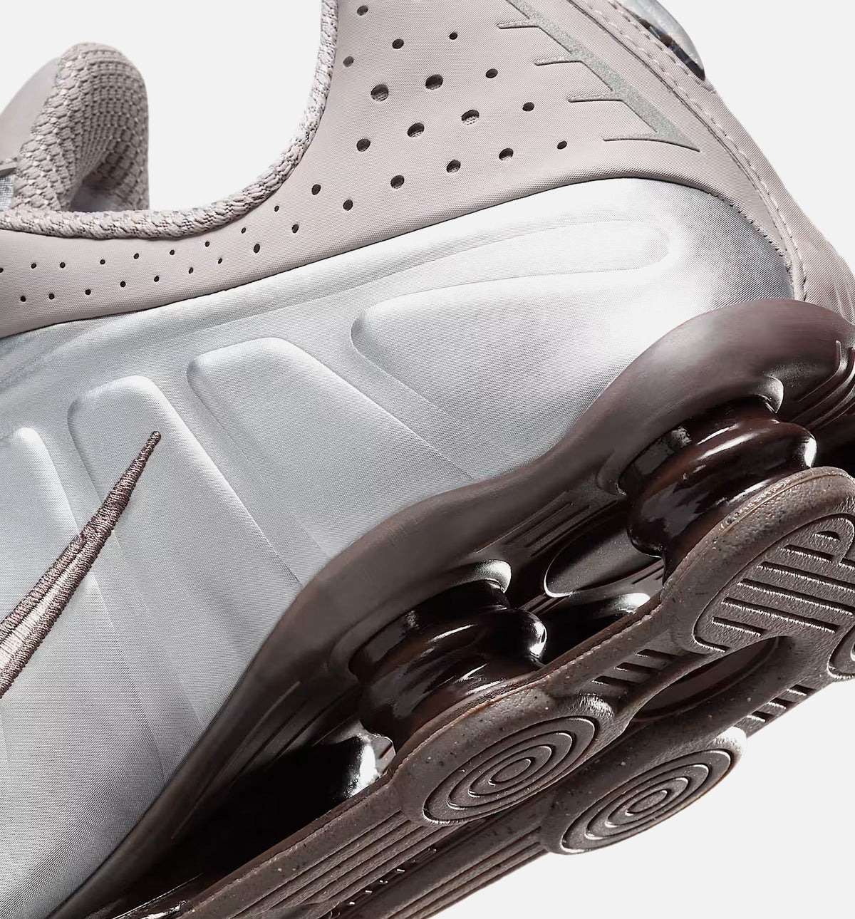 Shox R4 Men's Lifestyle Shoe - Cave Stone/College Grey/Baroque Brown/Cave Stone