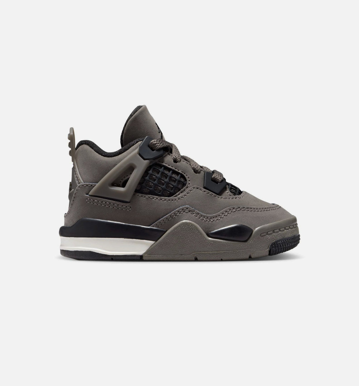 Air Jordan 4 Retro Cave Stone And Black Infant & Toddler Lifestyle Shoe - Cave Stone/Black/Moon Particle