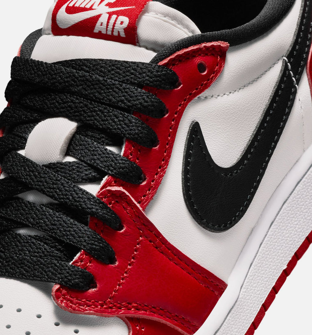 Air Jordan 1 Retro Low OG Chicago Grade School Lifestyle Shoe - Varsity Red/Black/Summit White