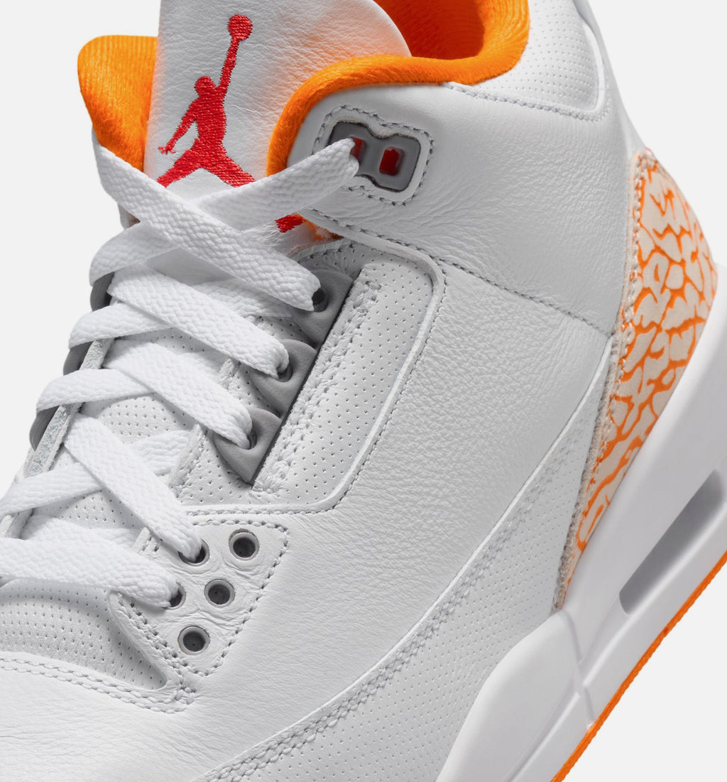 Air Jordan 3 Retro Orange Citrus Women's Lifestyle Shoe - White/Multicolor