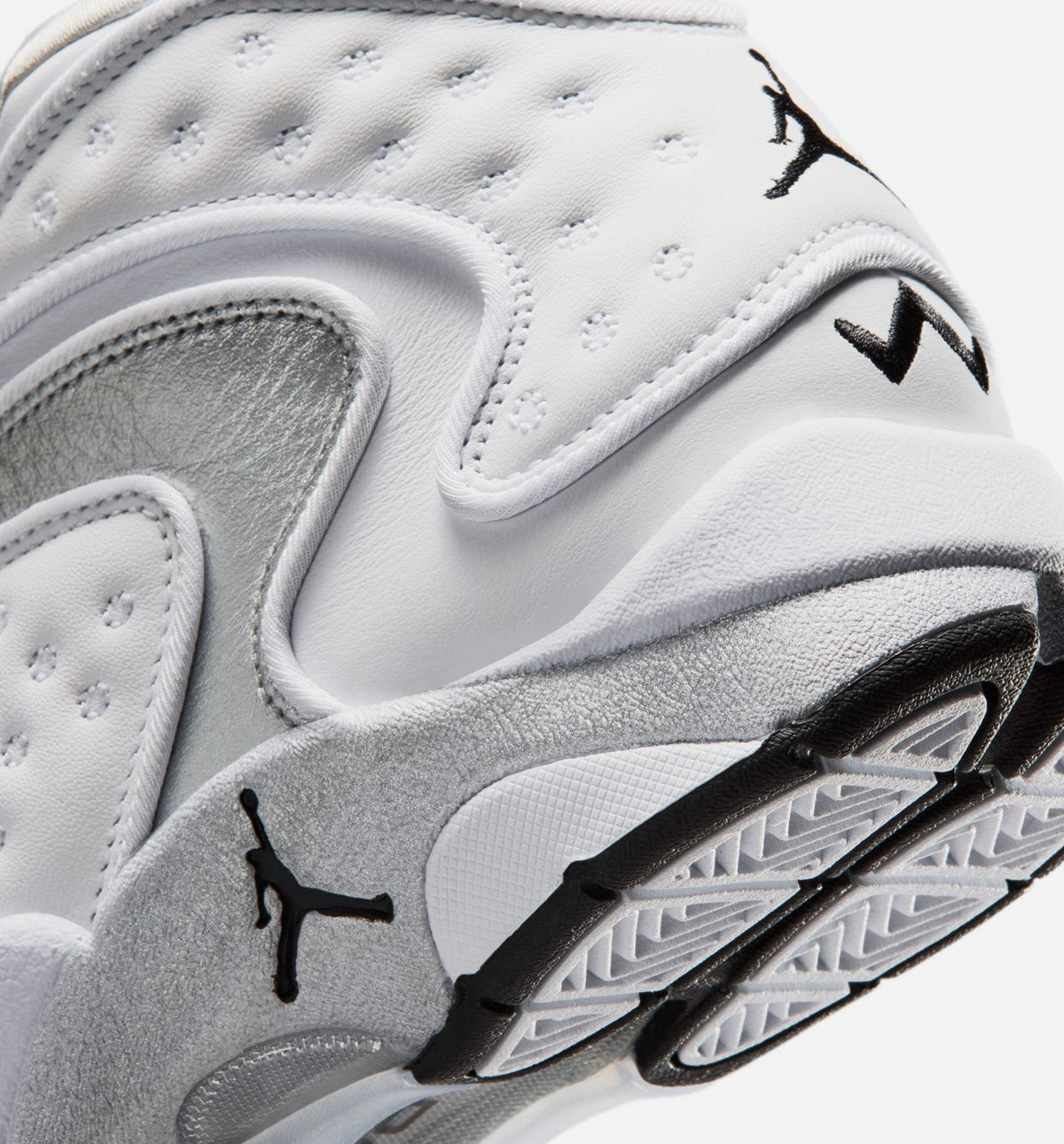 Air Jordan OG Women's Lifestyle Shoe - White/Black/Metallic Silver