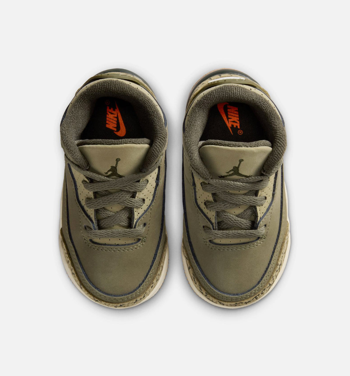 Air Jordan 3 Retro Medium Olive Infant & Toddler Lifestyle Shoe - Medium Olive/Sequoia/Neutral Olive/Sail