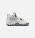 Air Jordan 4 Retro Blue Chill Grade School Lifestyle Shoe - Photon Dust/Blue Chill/Flat Pewter/White/Blue Tint