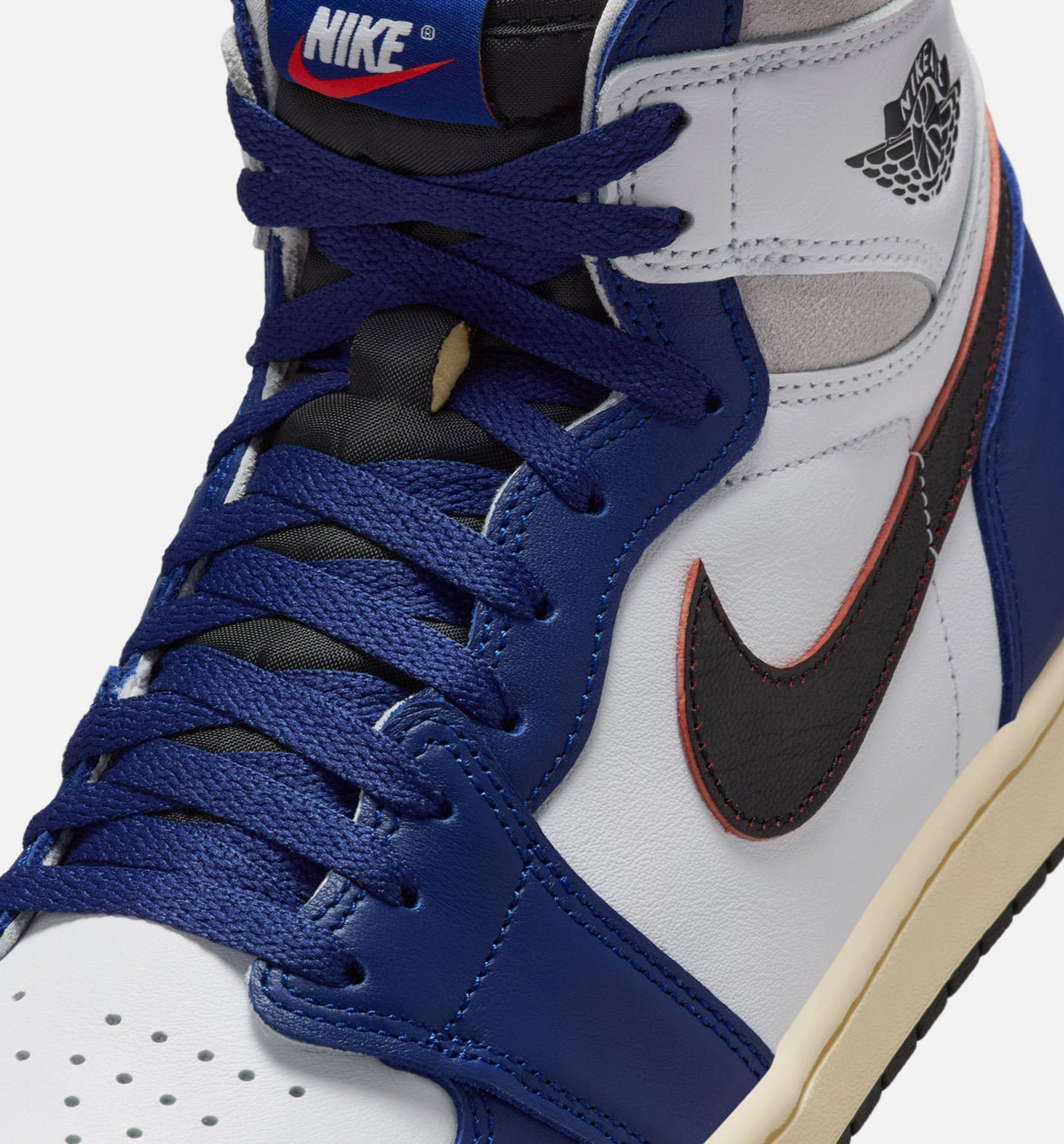 Air Jordan 1 Retro High OG Rare Air Deep Royal Blue Men's Lifestyle Shoe - White/Black/Neutral Grey/Deep Royal Blue