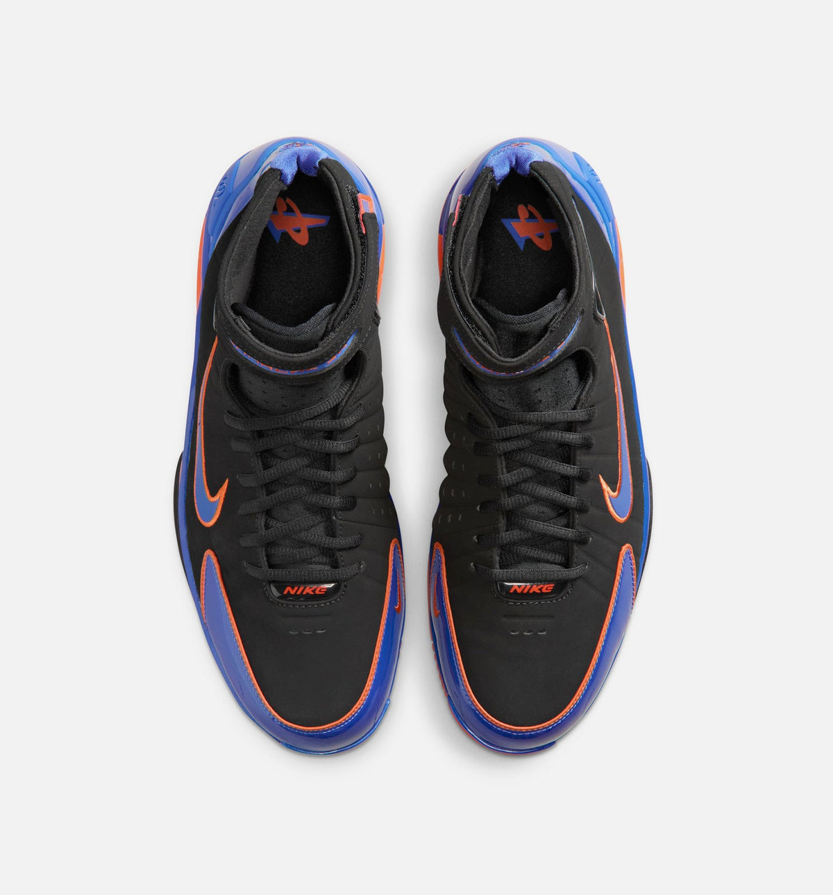 Air Zoom Huarache 2K4 Penny Hardaway Men's Basketball Shoe - Black/Varsity Royal/Safety Orange
