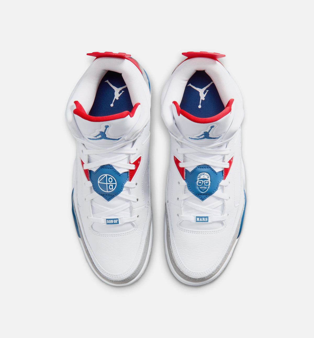 Son of Mars Low Men's Lifestyle Shoe - White/Varsity Red/Light Smoke Grey/True Blue